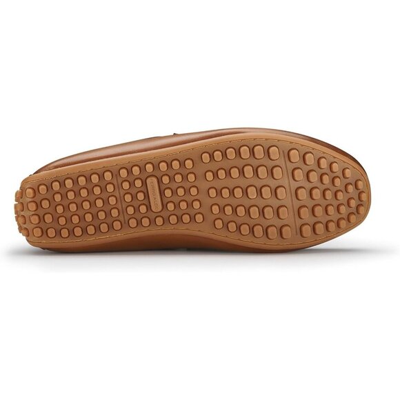 〽️Men\'s Cognac Leather Aldo Collection Slip On Penny Driving Moccasins Loafer